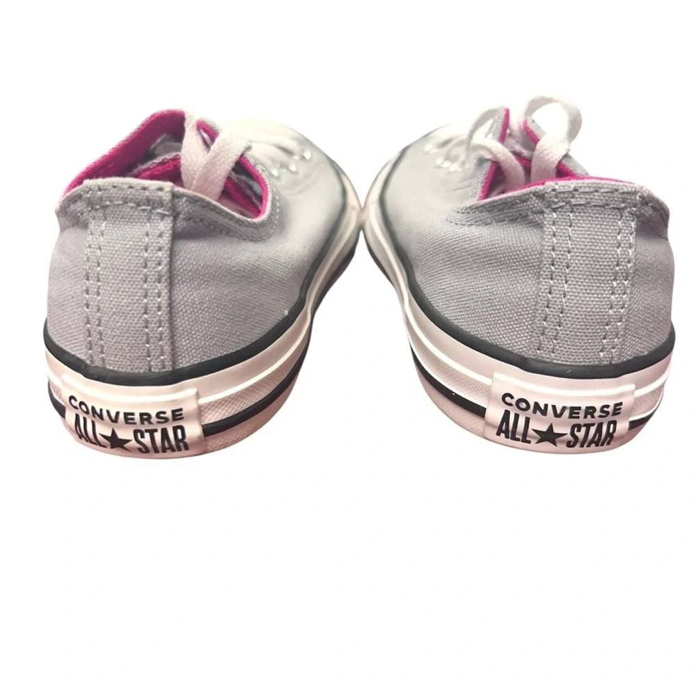 Converse All Star Gray Sneakers with Pink Accents‎ Casual Shoes
